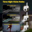 Wireless Security Camera System Outdoor Home Wifi Night Vision Cam 1080P HD A7