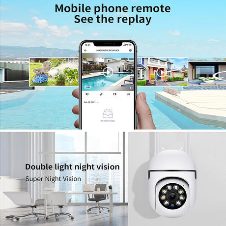 Wireless Security Camera System Outdoor Home Wifi Night Vision Cam 1080P HD A7