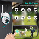 Wireless Security Camera System Outdoor Home Wifi Night Vision Cam 1080P HD A7