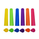 8PCS Silicone Ice Block Moulds/Ice Cream Molds/Icy Pole Jelly Pop Popsicle Maker