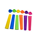 8PCS Silicone Ice Block Moulds/Ice Cream Molds/Icy Pole Jelly Pop Popsicle Maker