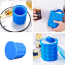 Silicone Ice Cube Magic Maker Revolutionary Space Saving Ice  Tray Bucket