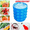 Silicone Ice Cube Magic Maker Revolutionary Space Saving Ice  Tray Bucket