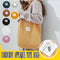 Women Corduroy Applique Tote Bags Handbag Messenger Canvas Shoulder Bag Travel