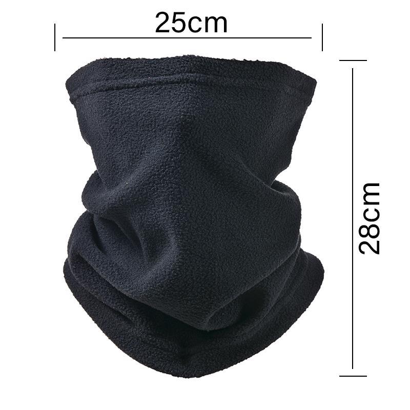 Winter Warm Fleece Snood Scarf Neck Warmer Beanie Hat Ski Balaclava Men Women