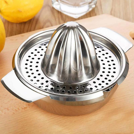 Stainless Steel Fruit Lemon Citrus Orange Juicer /Manual Press Squeezer OZ