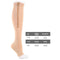 Zip Sox Compression Socks Zipper Leg Support Knee Open Toe Shaper Stockings