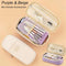 Zipper Pencil Case Pen Bag Organizer School Office Cosmetic Stationery Storage