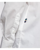 Aeronautica Militare White Cotton Shirt with Eagle Logo and Button Closure S Men