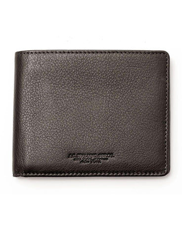 Manhattan Horizontal Wallet with Coin Purse - Dark Brown One Size Men