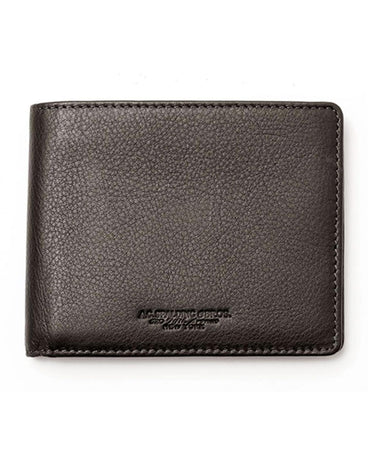 Integrated Anti RFID Dark Brown Leather Wallet One Size Men