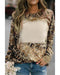 Azura Exchange Leopard Print Long Sleeve Top - XL