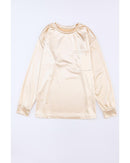 Azura Exchange Glitter Long Sleeve Top - L