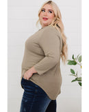 Azura Exchange Cut Out Neckline Plus Size Top - 1X