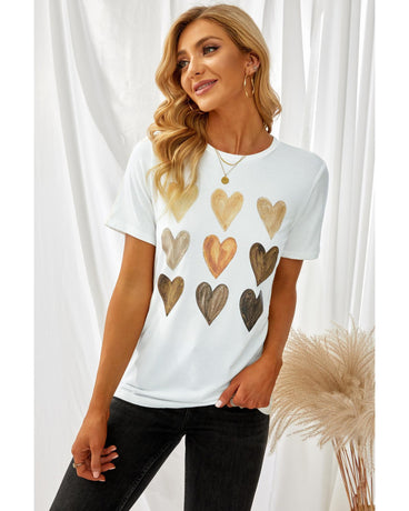 Azura Exchange Kind Heart Print T-shirt