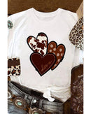 Azura Exchange Heart Print T-shirt