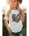 Azura Exchange Heart Shaped Print Crew Neck Graphic Tee - XL