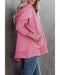 Azura Exchange Batwing Sleeve Pocketed Henley Hoodie - 2XL