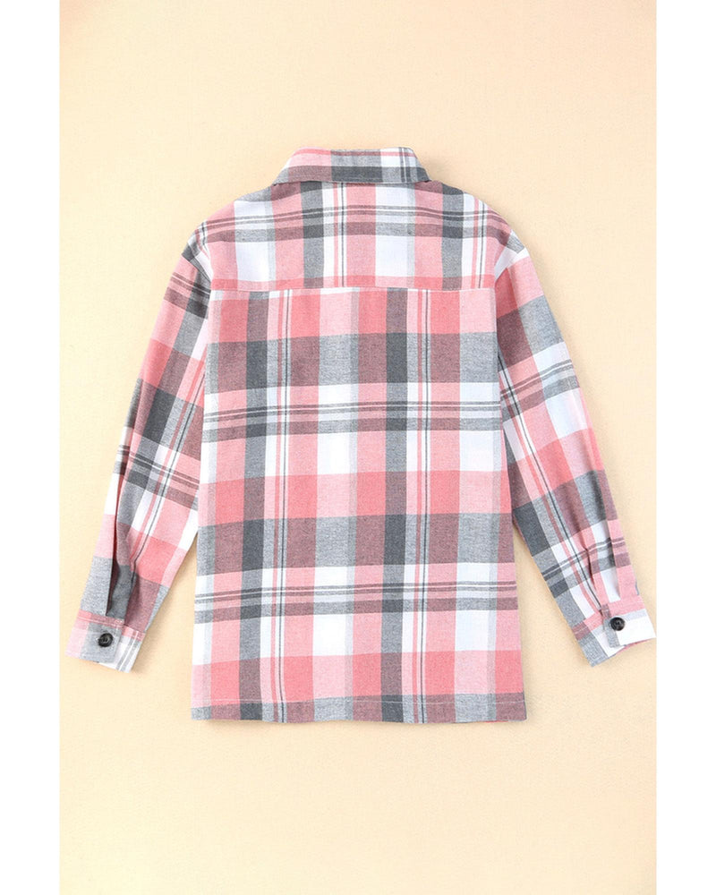 Azura Exchange Button Up Plaid Shirt - 2XL