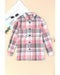 Azura Exchange Button Up Plaid Shirt - M