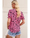 Azura Exchange Leopard Bubble Sleeve Blouse - 2XL