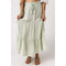 Azura Exchange High Waist Tiered Long Skirt - M