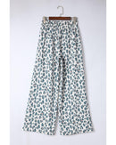 Azura Exchange Leopard Print Wide Leg Pants - M