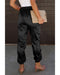 Azura Exchange Pocketed Satin Drawstring Pants - S