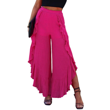 Azura Exchange High Waist Wide Leg Pants - L