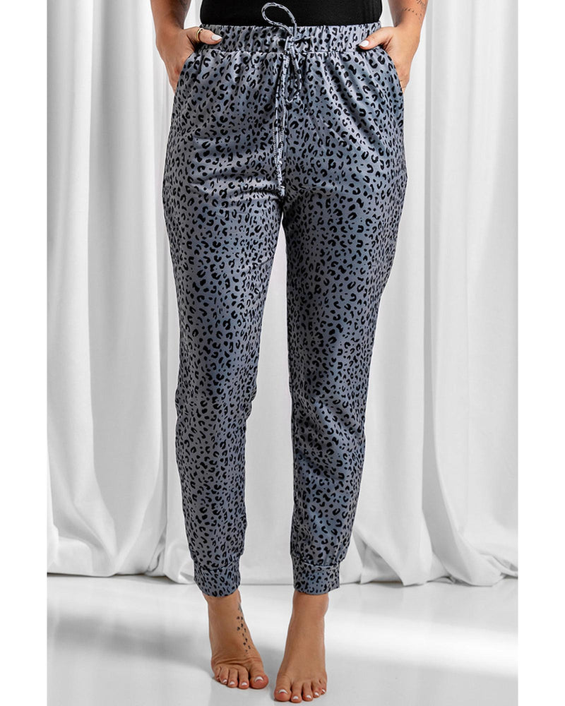 Azura Exchange Leopard Print Joggers - S