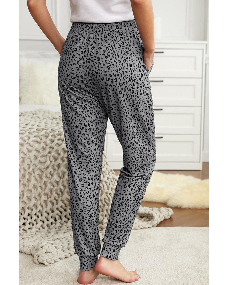 Azura Exchange Leopard Print Joggers - S