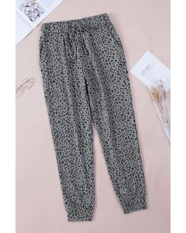 Azura Exchange Leopard Print Joggers - S