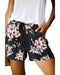 Azura Exchange Print Drawstring Casual Elastic Waist Pocketed Shorts - S