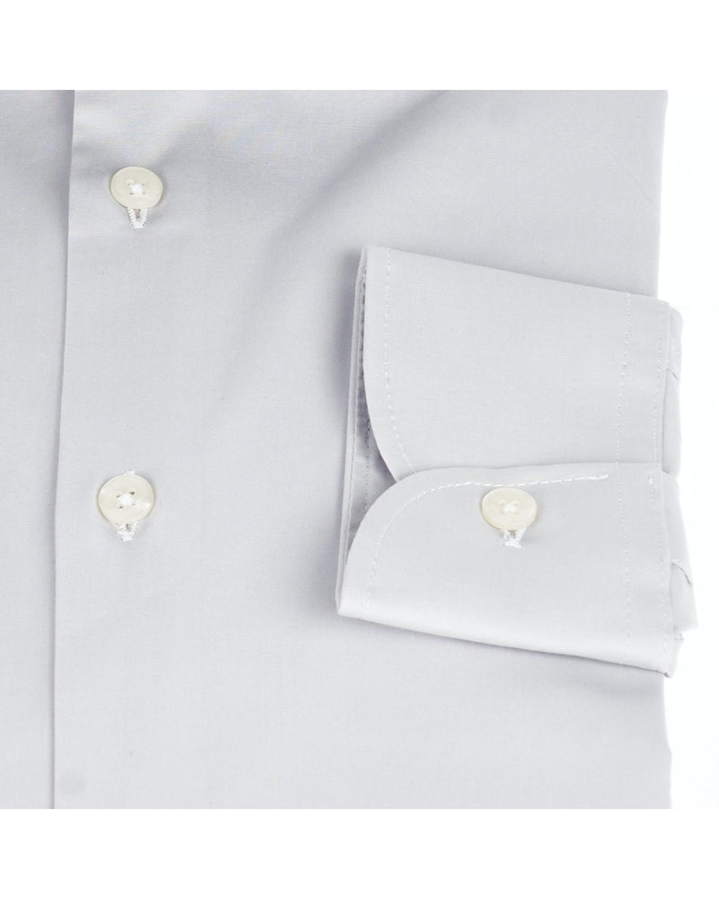 Button-Front Slim Fit Shirt with Italian Collar 42 IT Men