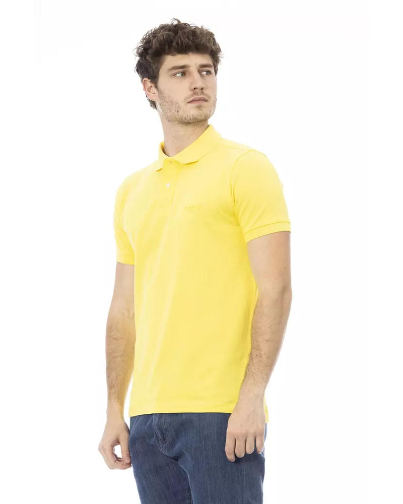 Embroidered Polo Shirt with Short Sleeves L Men