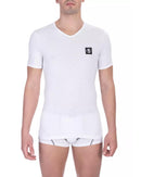 V-neck T-shirt in Soft Cotton Fabric XL Men