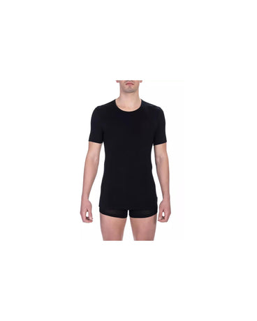 Luxury Designer Black T-shirt - Crew Neck L Men