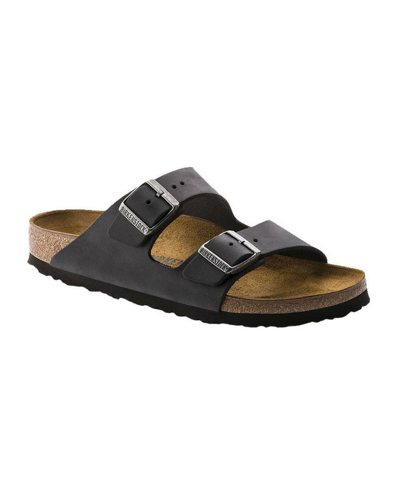 Classic Leather Double Buckle Sandals - 36 EU