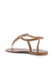 Tropical Print Leather Sandals - 35 EU