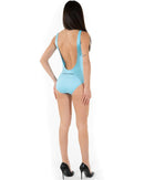 One-Piece Swimsuit with Palm Logo Print S Women