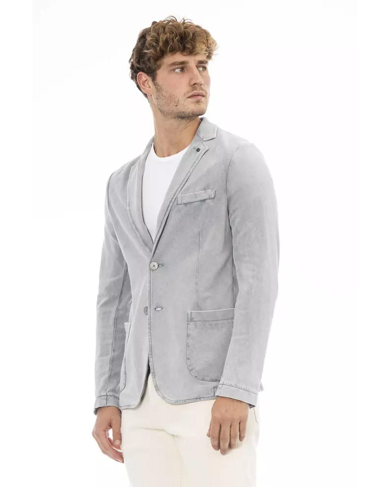 Button Closure Jacket with Front Pockets 48 IT Men