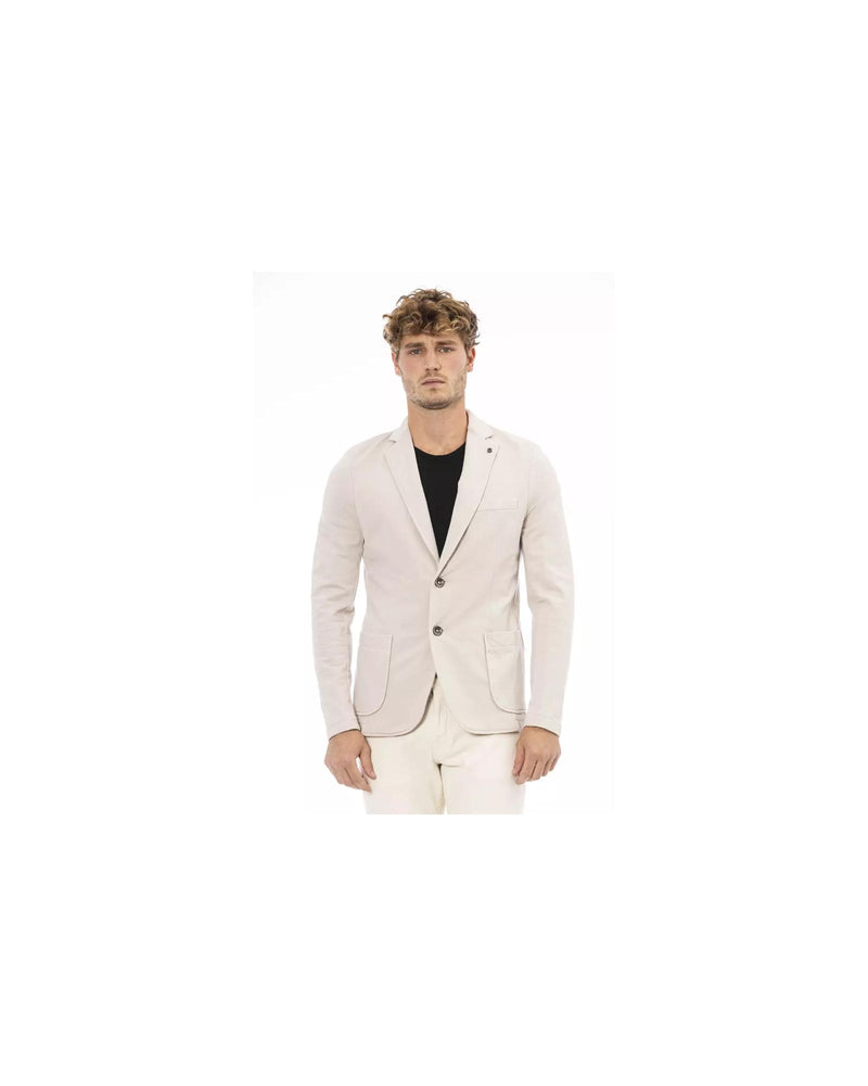 Classic Button Closure Jacket with Front Pockets 50 IT Men