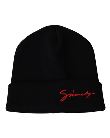 New Givenchy Logo Wool Beanie Hat One Size Men