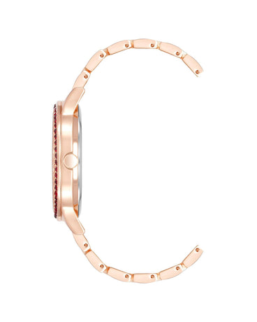 Rose Gold Analog Fashion Wristwatch One Size Women