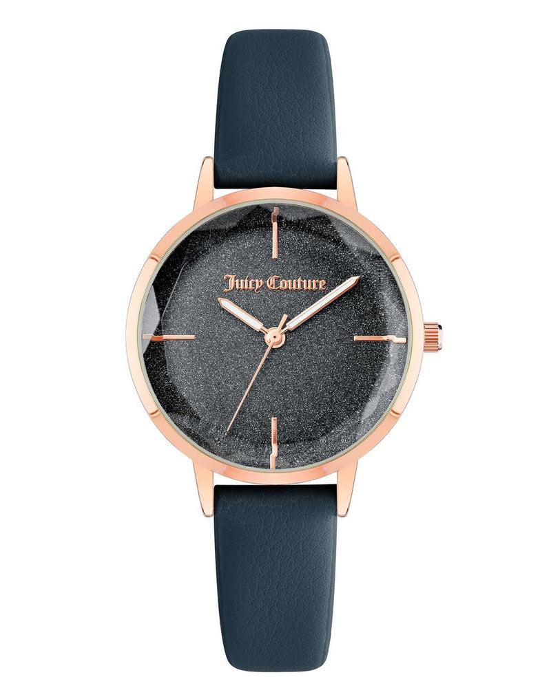 Rose Gold Fashion Analog Womens Watch with Leatherette Wristband One Size Women