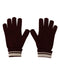 Patterned Cashmere Gloves with Byzantine Crown Detail 9 Men