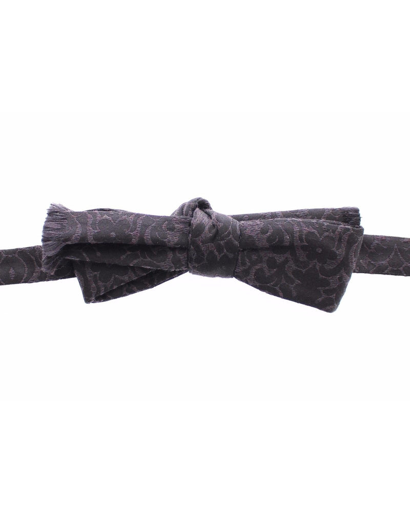 Exclusive Dolce &amp; Gabbana Bow Tie with Paisley Pattern One Size Men