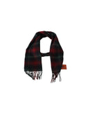 Missoni Check Pattern Virgin Wool Scarf with Fringes One Size Men