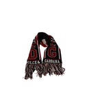 Gorgeous Dolce &amp; Gabbana Mens Cashmere Scarf with Royal Love Print One Size Men