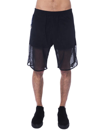 Short Transparent Textil Logo Shorts L Men